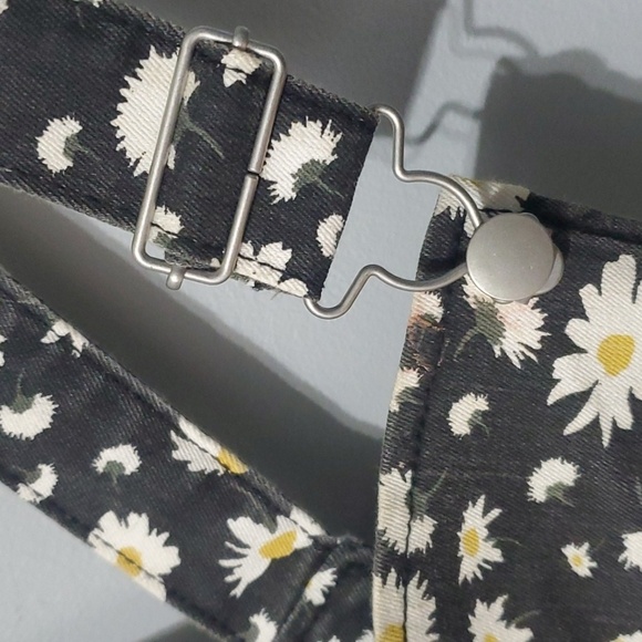 Daisey Overall Dress Womens Size Juniors Size Large 11 13 Floral No Boundaries - Picture 8 of 11